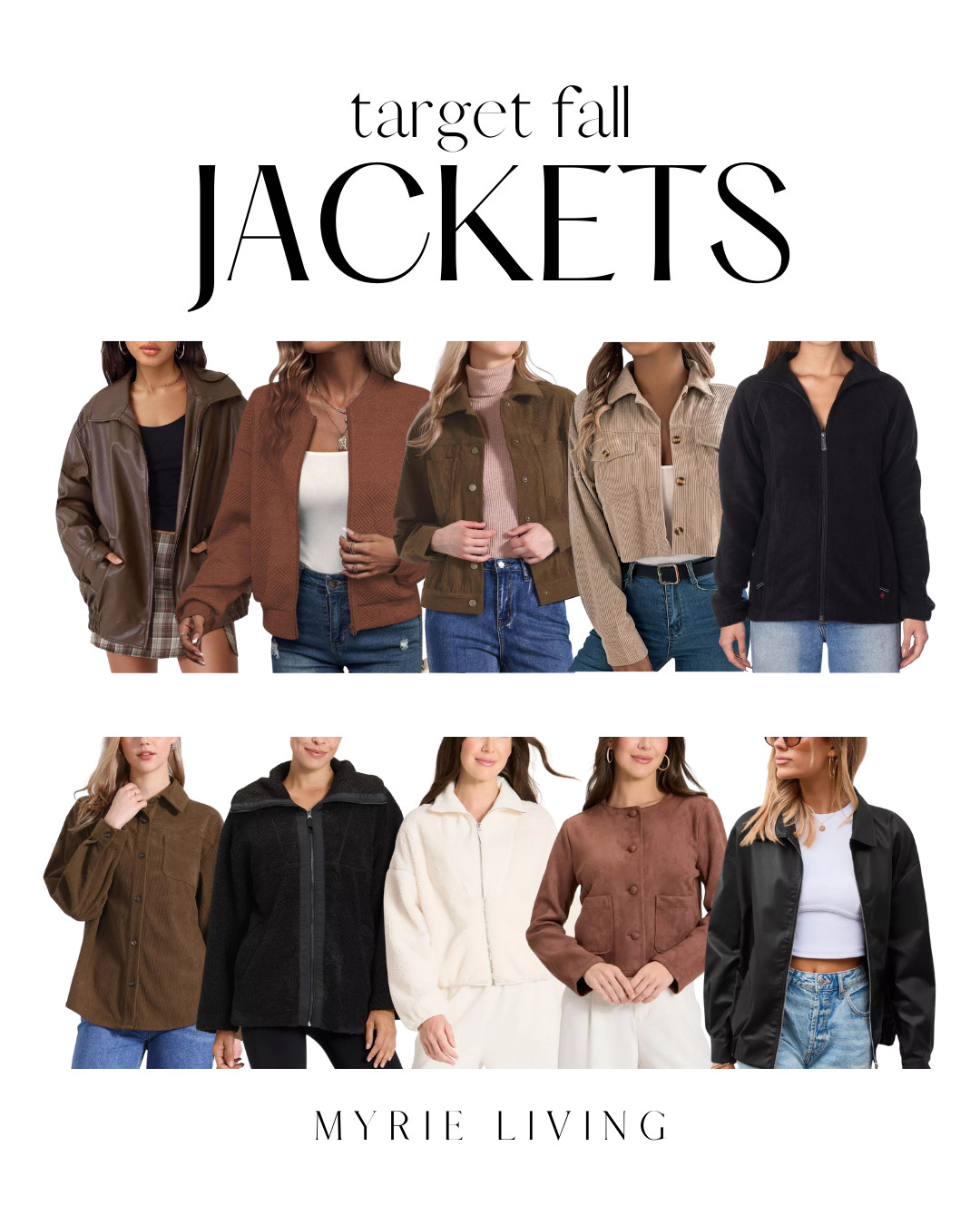 Loving these cozy and stylish jackets from Target, perfect for chilly mornings, coffee runs, and everything in between.

// Target, Target Jackets, Fall Jackets, Fall Jacket, Target Fashion, Target Fall, Target Fall Fashion, Fall, Fall 2025, Fall Trends, 2025 Fall Trends, Fall Outfits, Fall Outfits Women, Fall Outfits 2025, Fall Outfit Fall, Fall Fashion, Fall Looks, Fall Fits, Fall Inspo, Jackets, Leather Jacket, Quilted Jackets, Bomber Jacket, Corduroy Jacket, Fleece Jacket, Faux Suede Jacket 

 #LTKSeasonal #LTKFindsUnder100 #LTKStyleTip