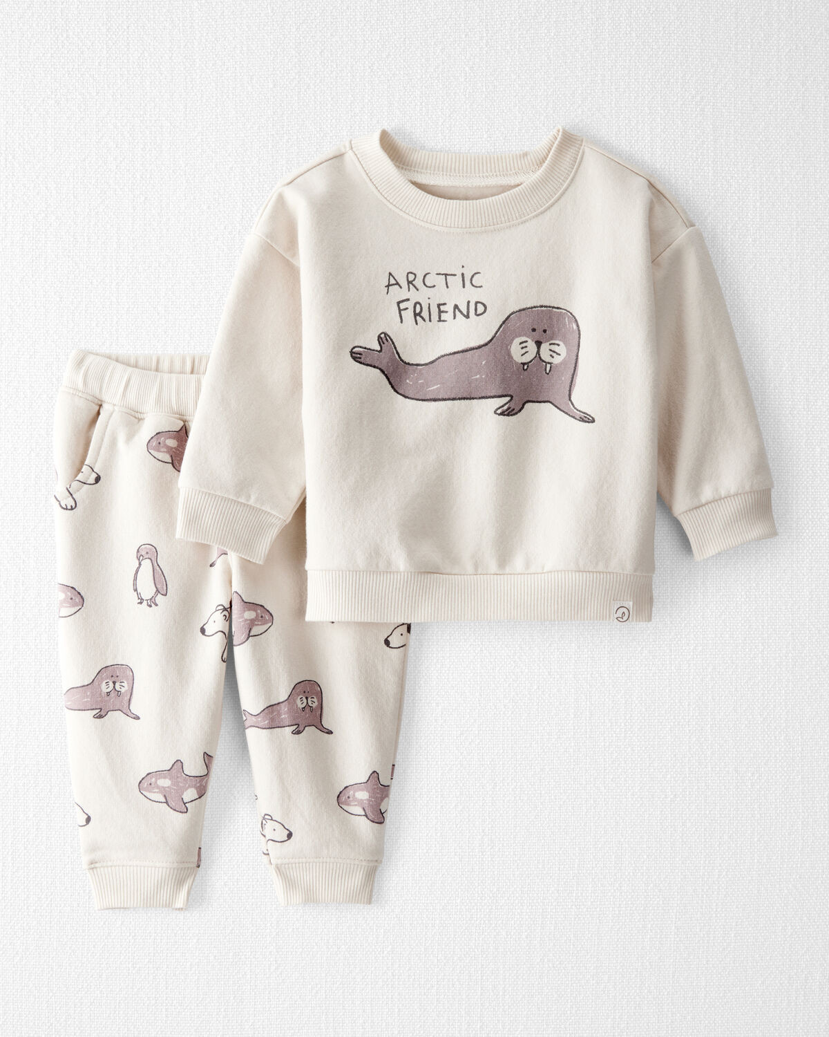 Baby 2-Piece Set Made with Organic Cotton in Artic Friends Print | Carter's Inc