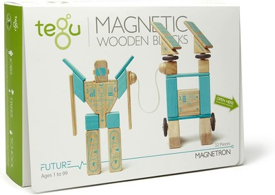 Tegu Magnetron Magnetic Wooden Block Set Toy, 32 Pieces, Future, Ages 1-99  | eBay | eBay US
