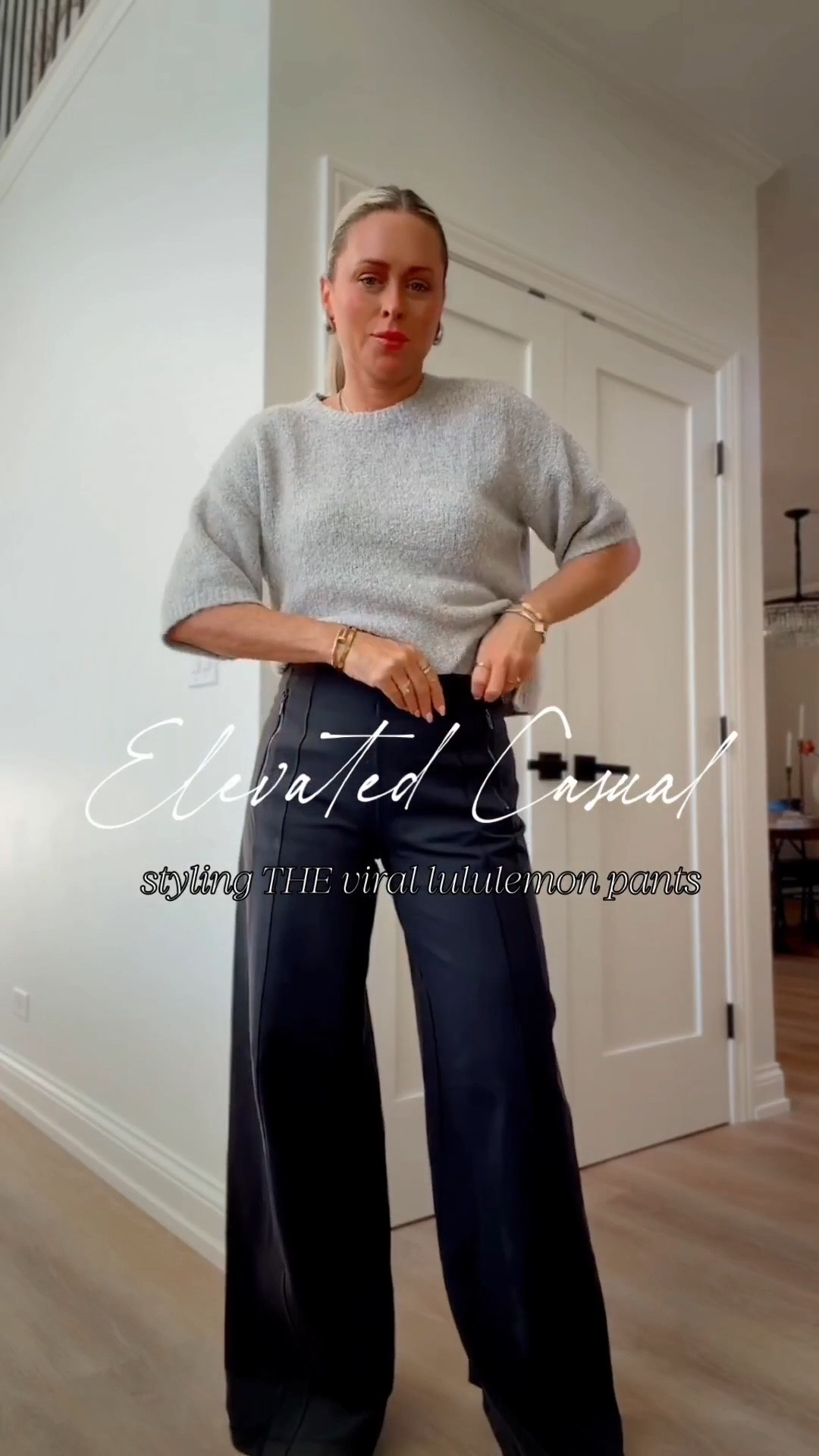 Styling the viral Lululemon pants 🤍 I wanted to show how to elevate them for sneakers and even work. So versatile… I wear them nonstop. They come in 5 colors and are finally back in stock.

I paired them with mesh sneakers or trending jelly ballet flats for an easy polished look. Wearing a medium in the pants but wish I did a small. Jacket is an XS, size down.

Such a bestseller for a reason ✨

Spring break. Spring jacket. Jacket. Outerwear. Work outfit  

#LTKootd #LTKWorkwear #LTKSeasonal