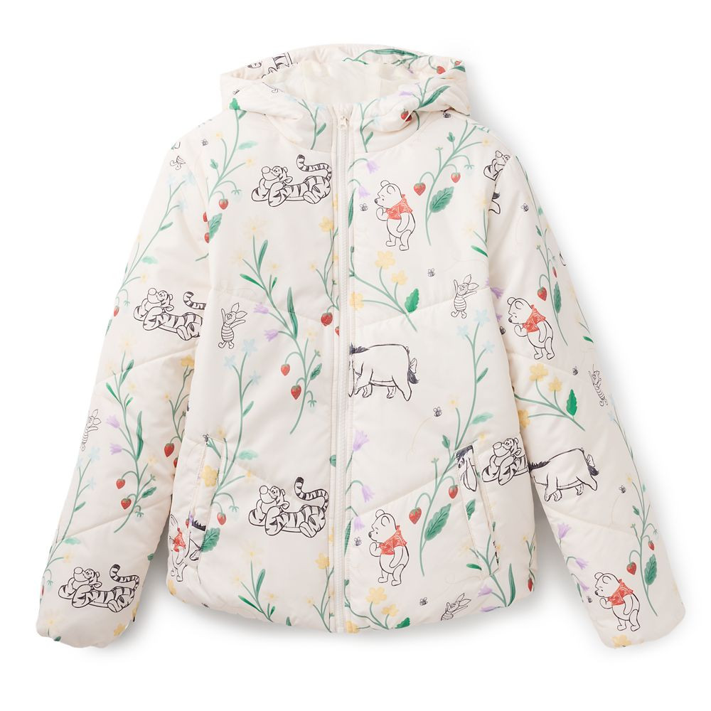 Winnie the Pooh and Pals Hooded Puffy Jacket for Women | Disney Store