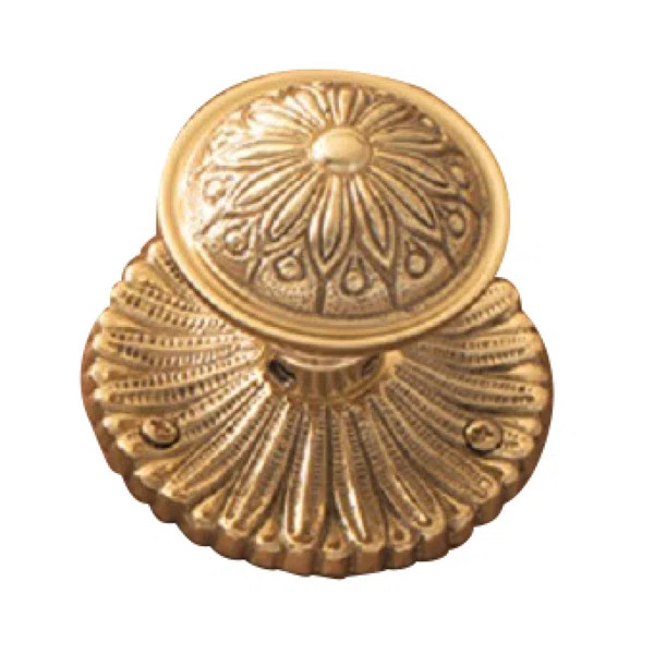 Helios Privacy Door Knob with Rosette | Wayfair North America