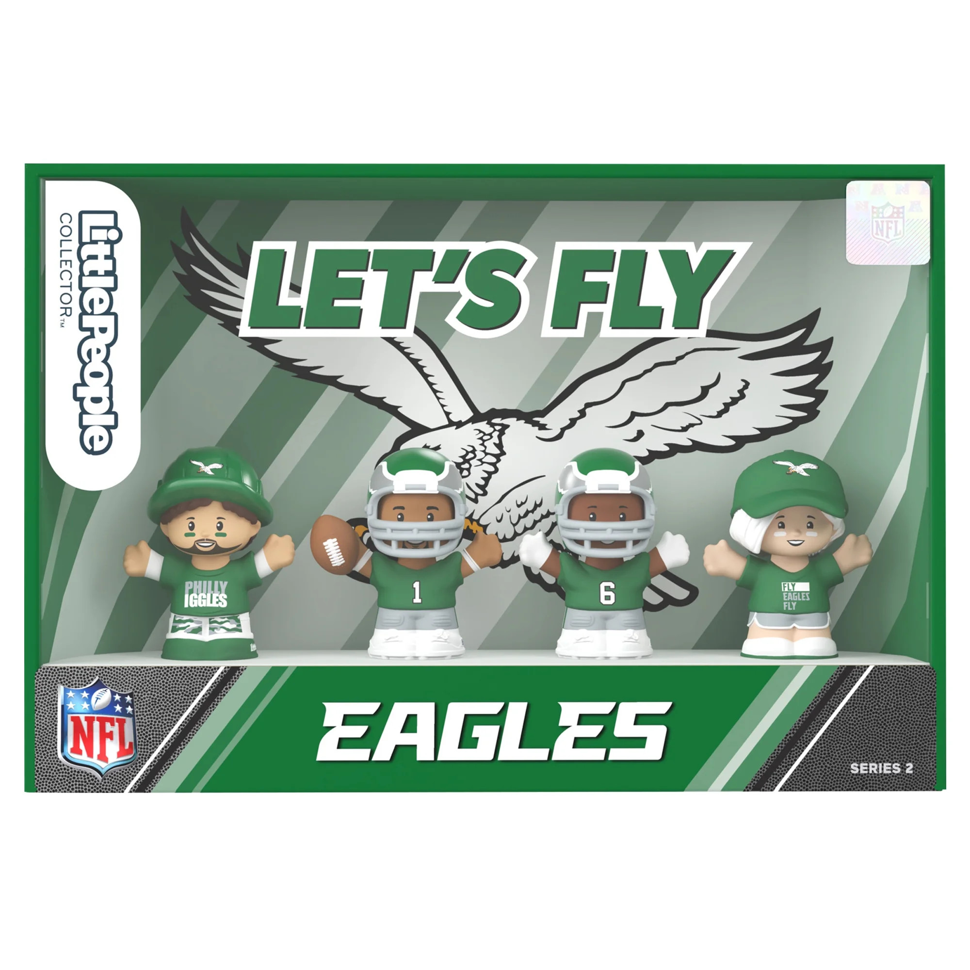 Fisher-Price Little People Philadelphia Eagles Fanatics Exclusive Collector- NFL Series 2 | Walmart (US)