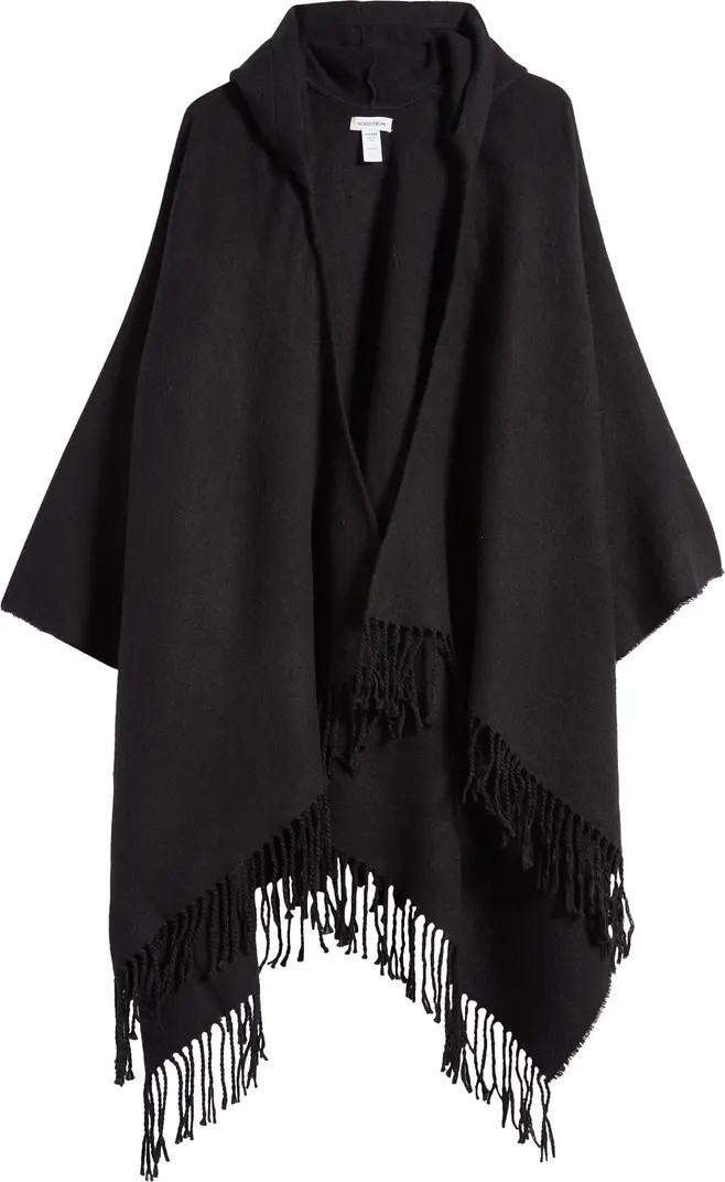 Fringe Hooded Ruana | Nordstrom