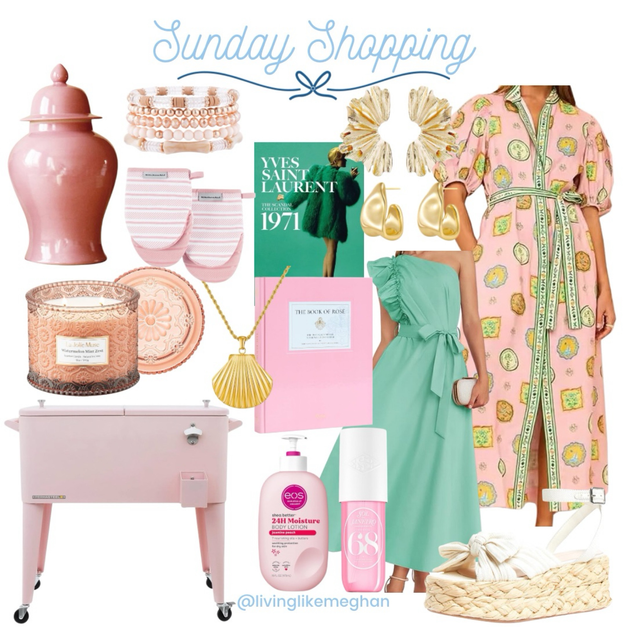 Sunday Shopping






Pinks, green, pink and green, girly, preppy style, classic style, coolers, ginger jar, pink dress, green dress, summer dress, summer outfits, Amazon, Amazon haul, Amazon finds, summer outfits, books, lotions, sandals, shoes, earrings, candle

#LTKHome #LTKStyleTip #LTKShoeCrush