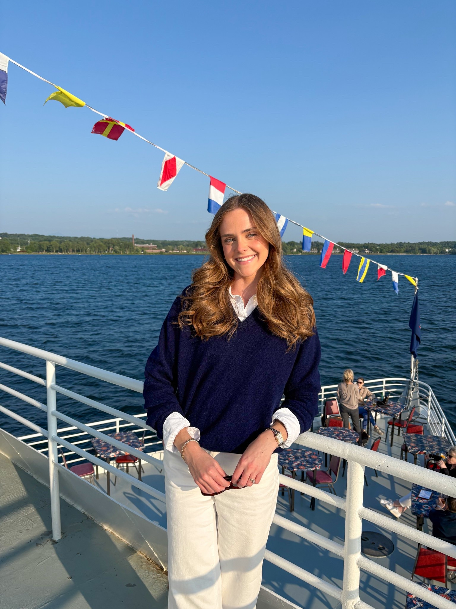 Old money coastal outfit