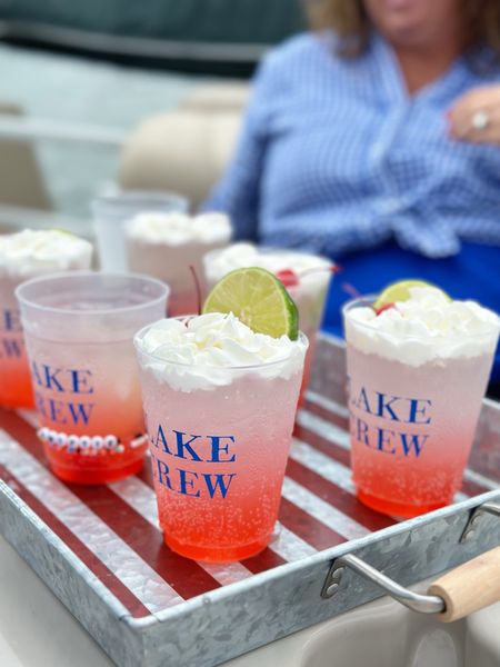 The cutest lake crew plastic cups… perfect for pontoon rides, girls’ weekends up north or bachelorette parties.  

#LTKSeasonal #LTKparties #LTKhome