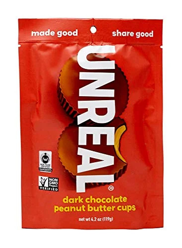 Unreal Dark Chocolate Peanut Butter Cups, 4.2 Oz - Walmart.com | Walmart (US)
