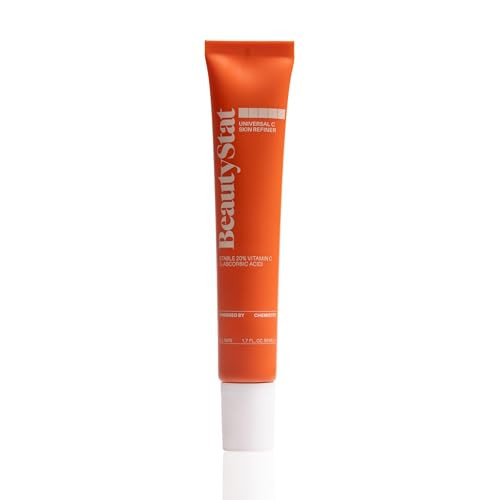 BeautyStat Universal C Peptide Serum – 20% Pure Vitamin C with Collagen-Boosting Peptides and Hyaluronic Acid to Brighten, Firm, and Strengthen Skin (50ml / 1.7 fl oz) | Amazon (US)