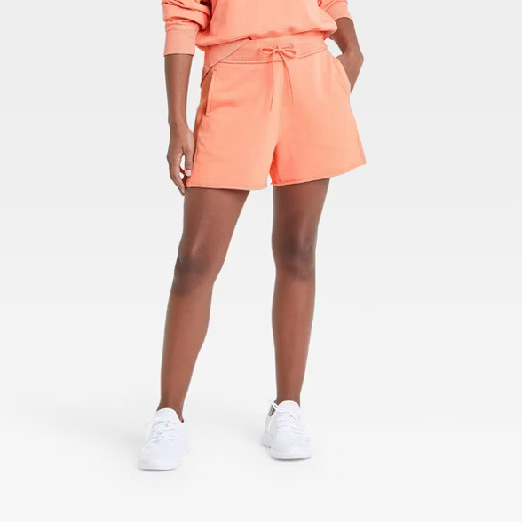 Women's Mid-Rise French Terry Shorts - JoyLab™ | Target