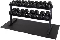 Body-Solid GDR60 Rubber Hex Dumbbell Rack and Set | Dick's Sporting Goods