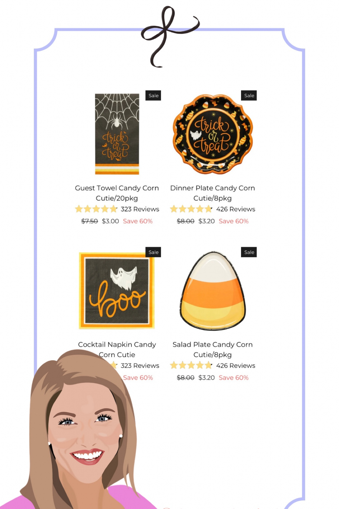 60% off this Labor Day! Your teacher will love you when these durable, cute plates and napkins show up for the Halloween party! 

#LTKSeasonal #LTKSaleAlert #LTKFallSale