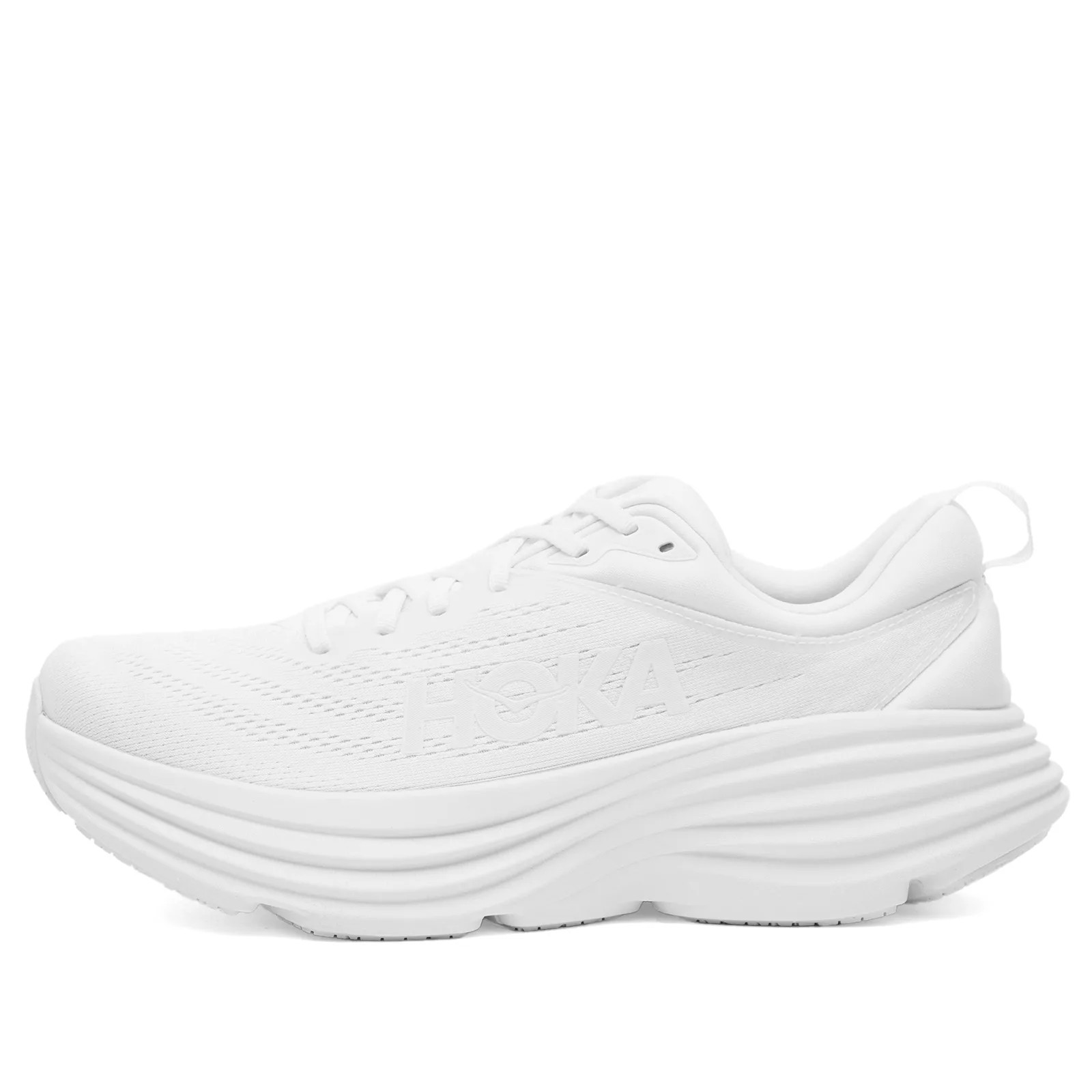 HOKA ONE ONE Men's Bondi 8 White/White | END. Clothing