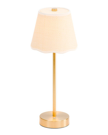 Scalloped Rechargeable Touch Table Lamp | TJ Maxx