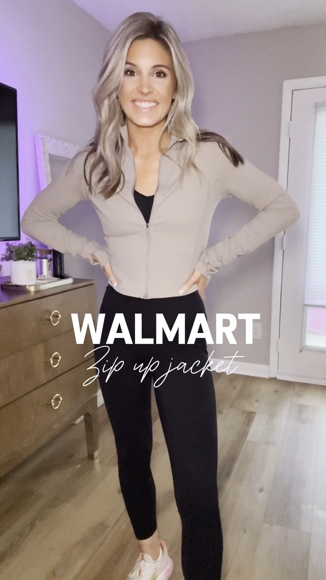 Walmart half zip jacket! Wearing a size small. 

#LTKFindsUnder50 #LTKU