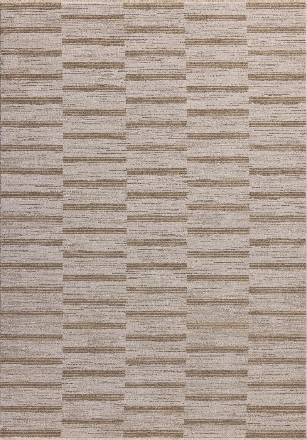 Loloi Amber Lewis Cali Collection CIL-04 Ivory/Tobacco 3'-6" x 5'-6", .25" Pile Height, Accent Ru... | Amazon (US)