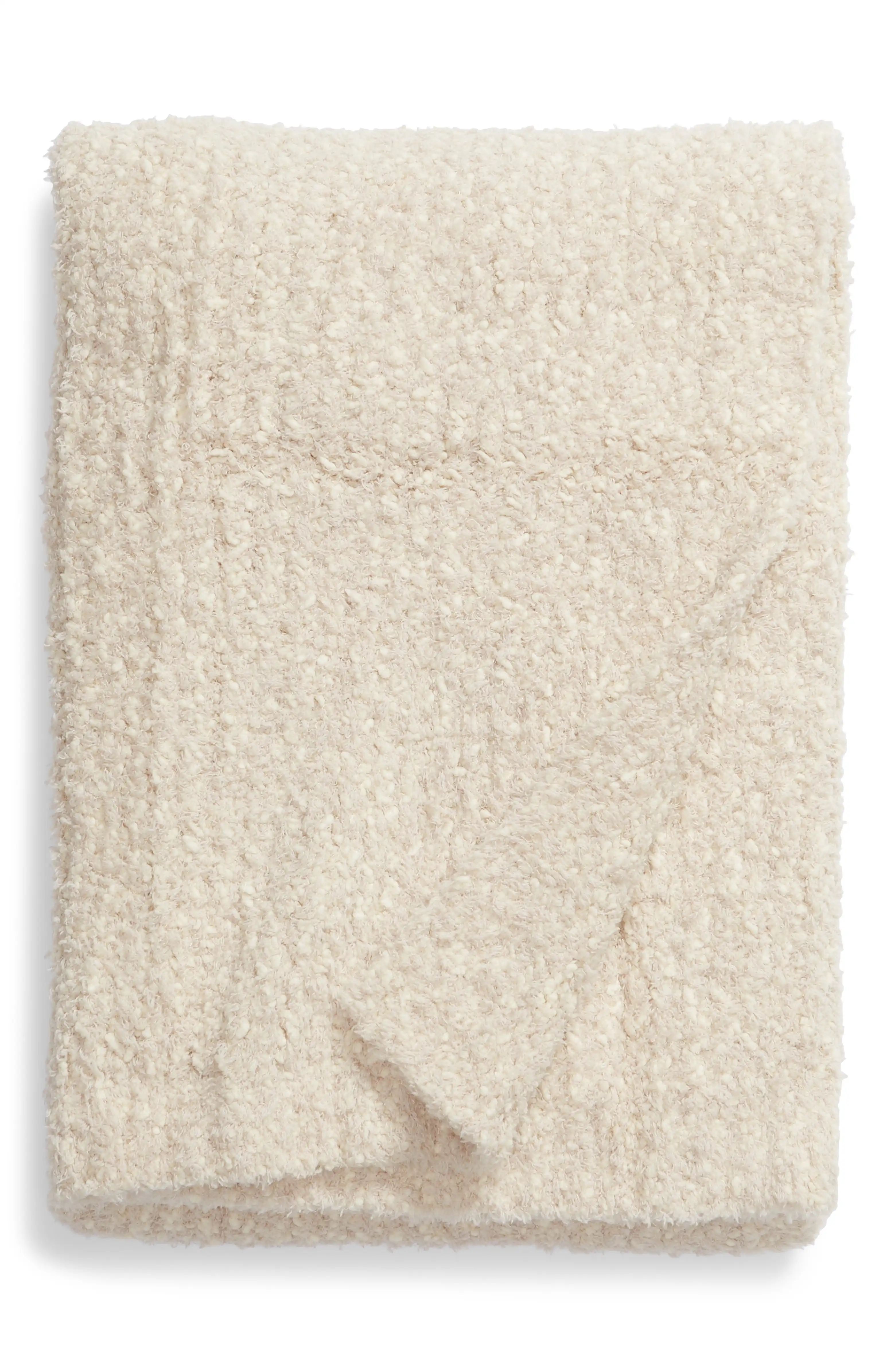 Chunky Bouclé Knit Throw Blanket | Nordstrom