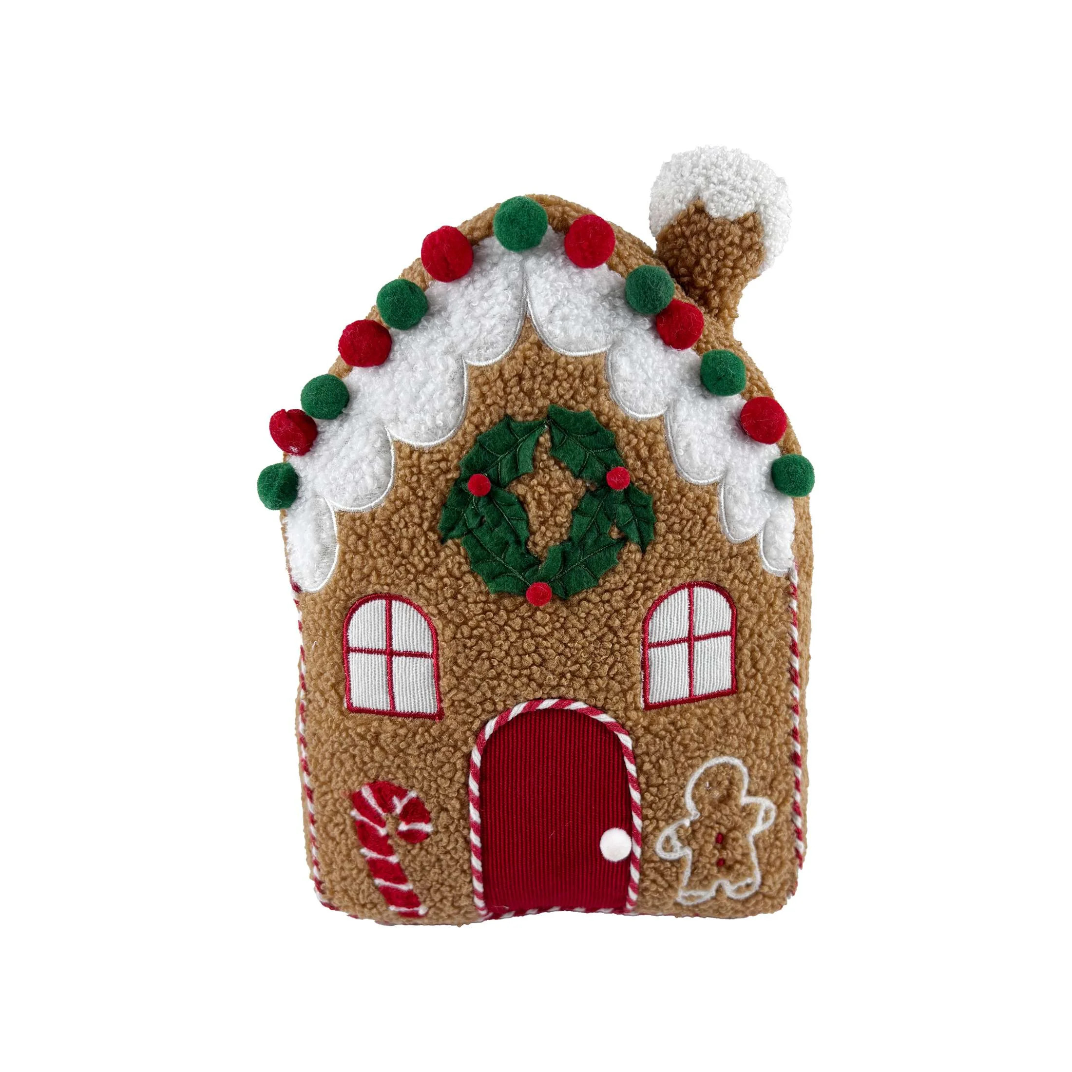 House Shaped Christmas Pillow,Width is 8.5inch,Height is 11inch,by Holiday Time | Walmart (US)