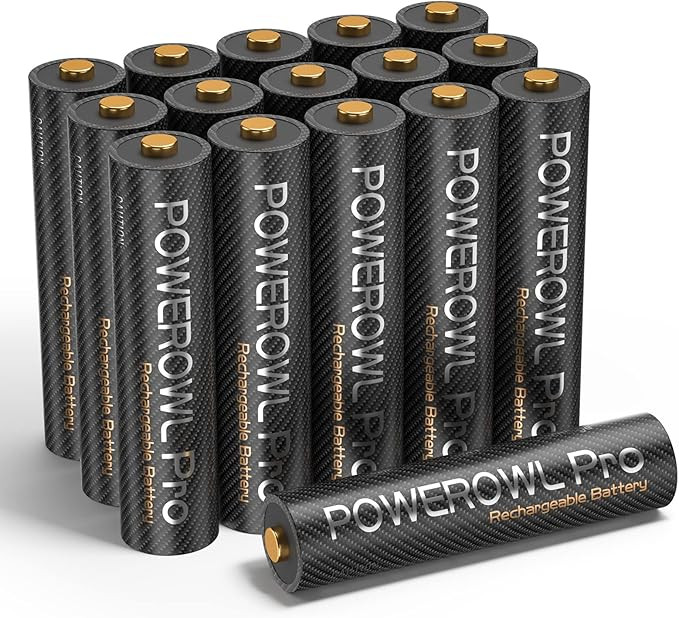 POWEROWL Rechargeable AAA Batteries PRO, High Capacity 1100mAh, Premium NiMH Triple A Battery -16... | Amazon (US)