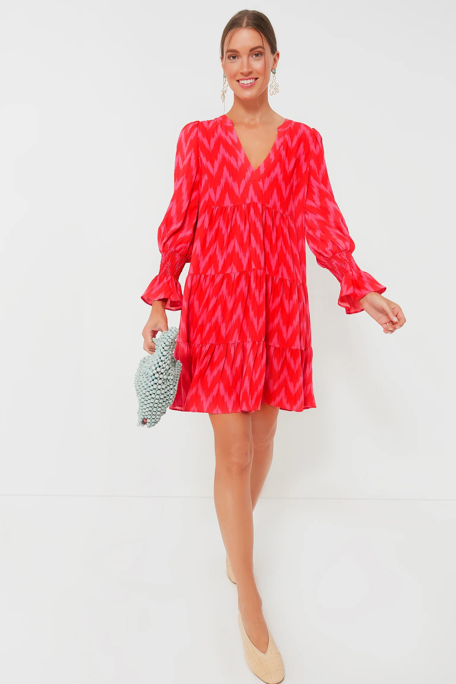 Hot Pink Ikat Kenzo Dress | Tuckernuck (US)
