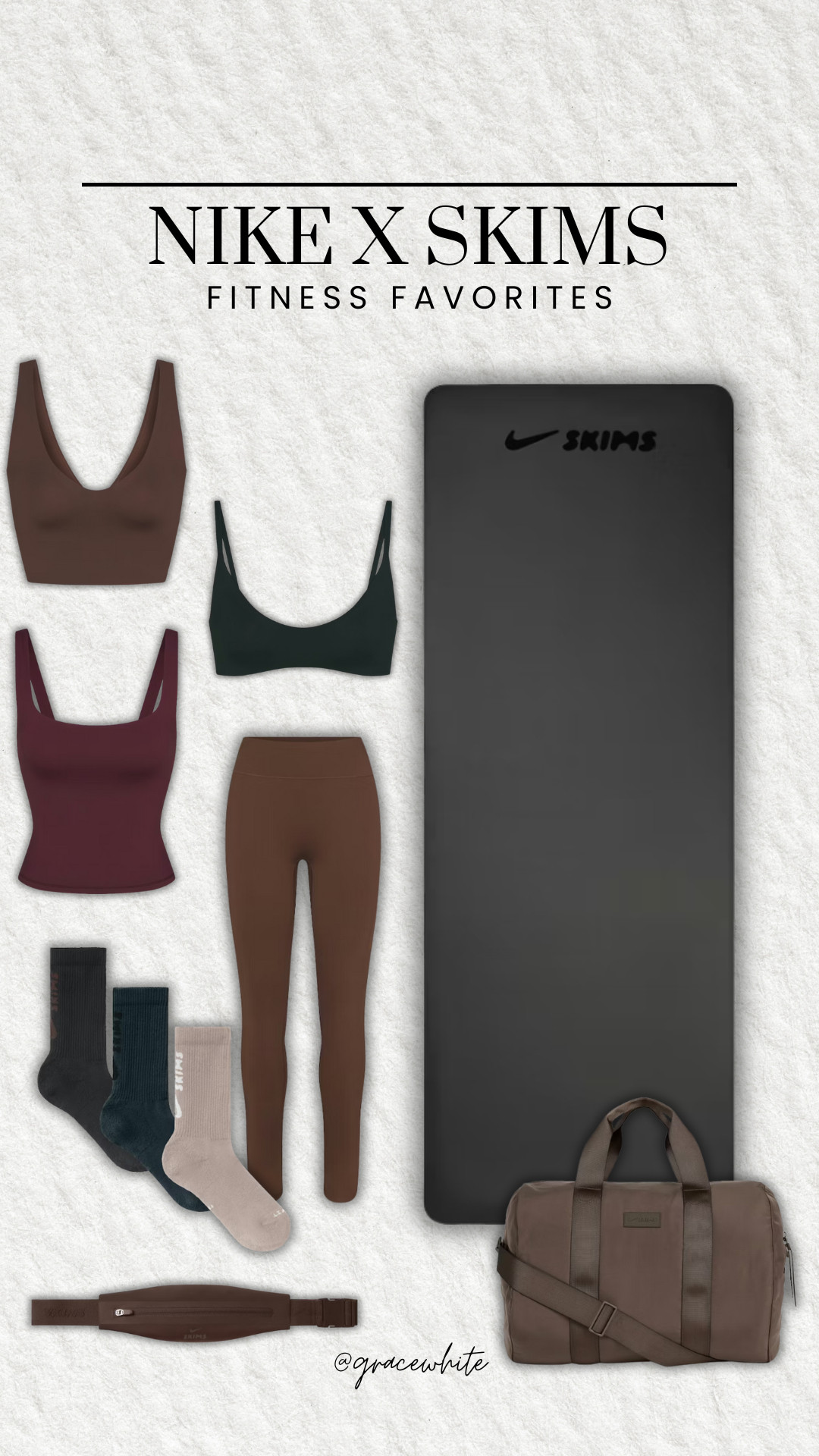 I love that skims has started making activewear!!

skimsxnike, skims, skims & nike collab, nike, activewear, trendy activewear, fitness, wellness, grace white fit, grace white 

 #LTKootd #LTKfitnessgoals #LTKFindsUnder100
