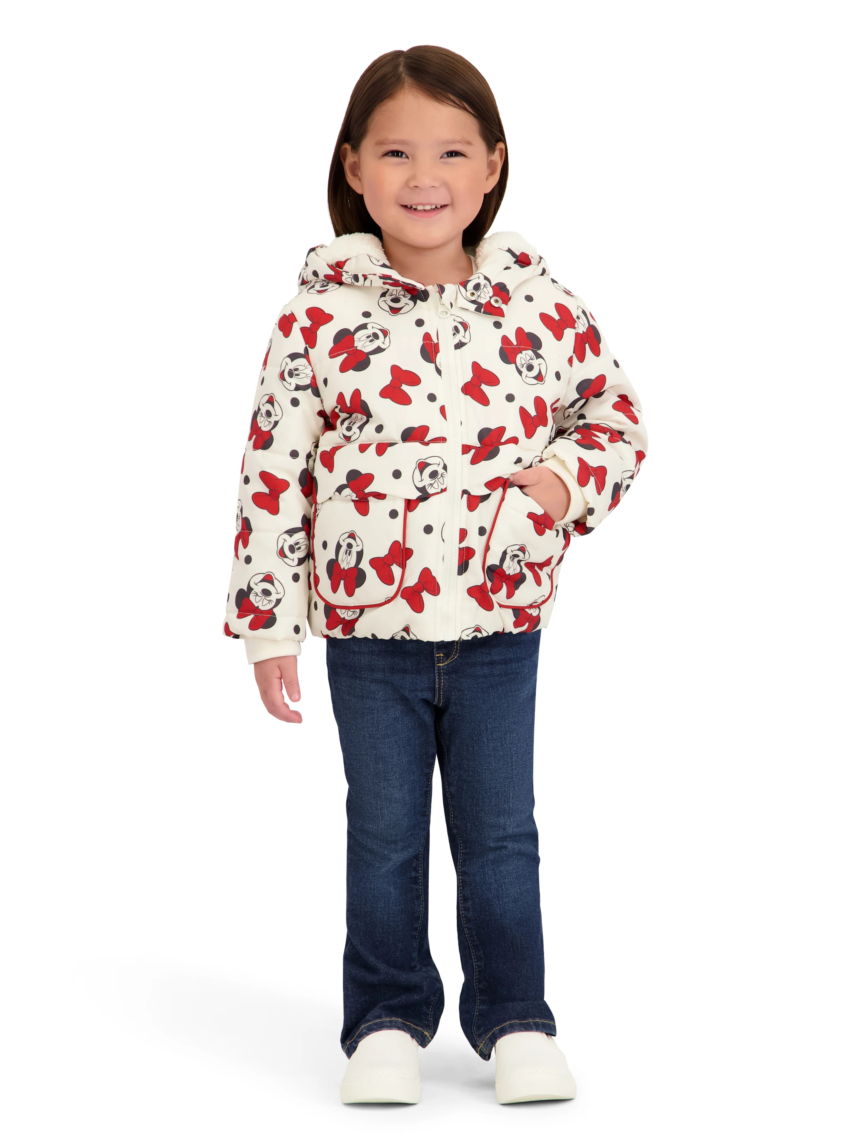 Character Toddler Girl Puffer Jacket, Sizes 12M-5T | Walmart (US)
