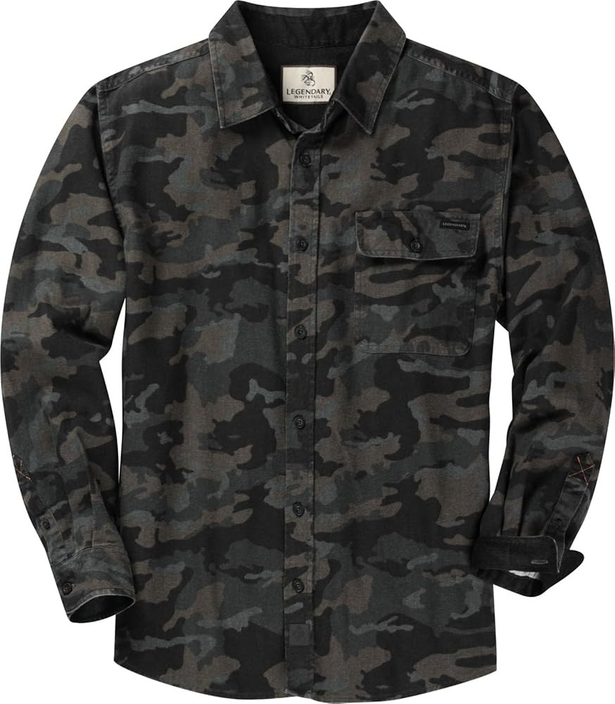 Legendary Whitetails Men's Flannel Shirt Long Sleeve Button Down 100% Cotton | Amazon (US)