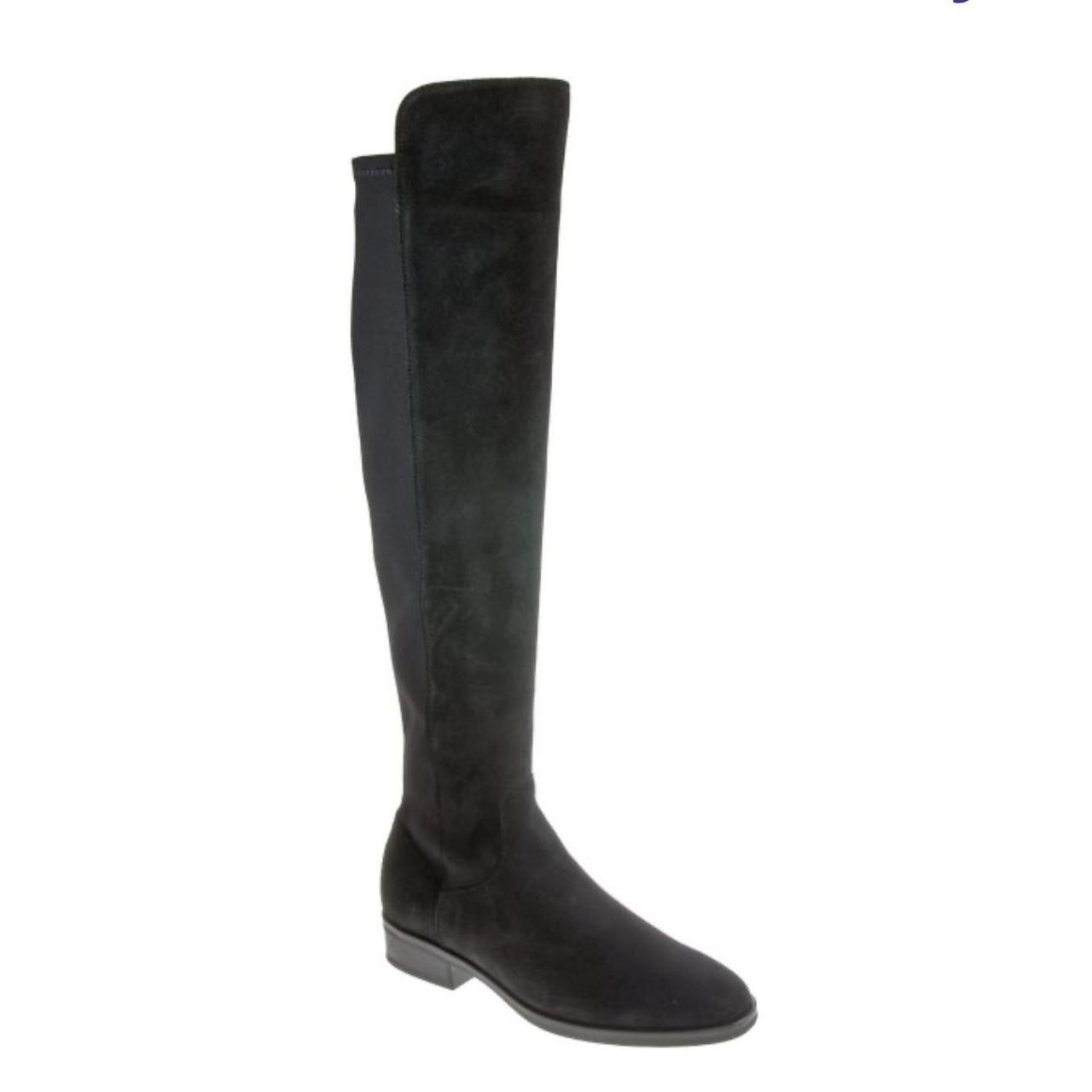 Clarks Women's Over the knee Boots - Grey/Black - US 6 | Depop US