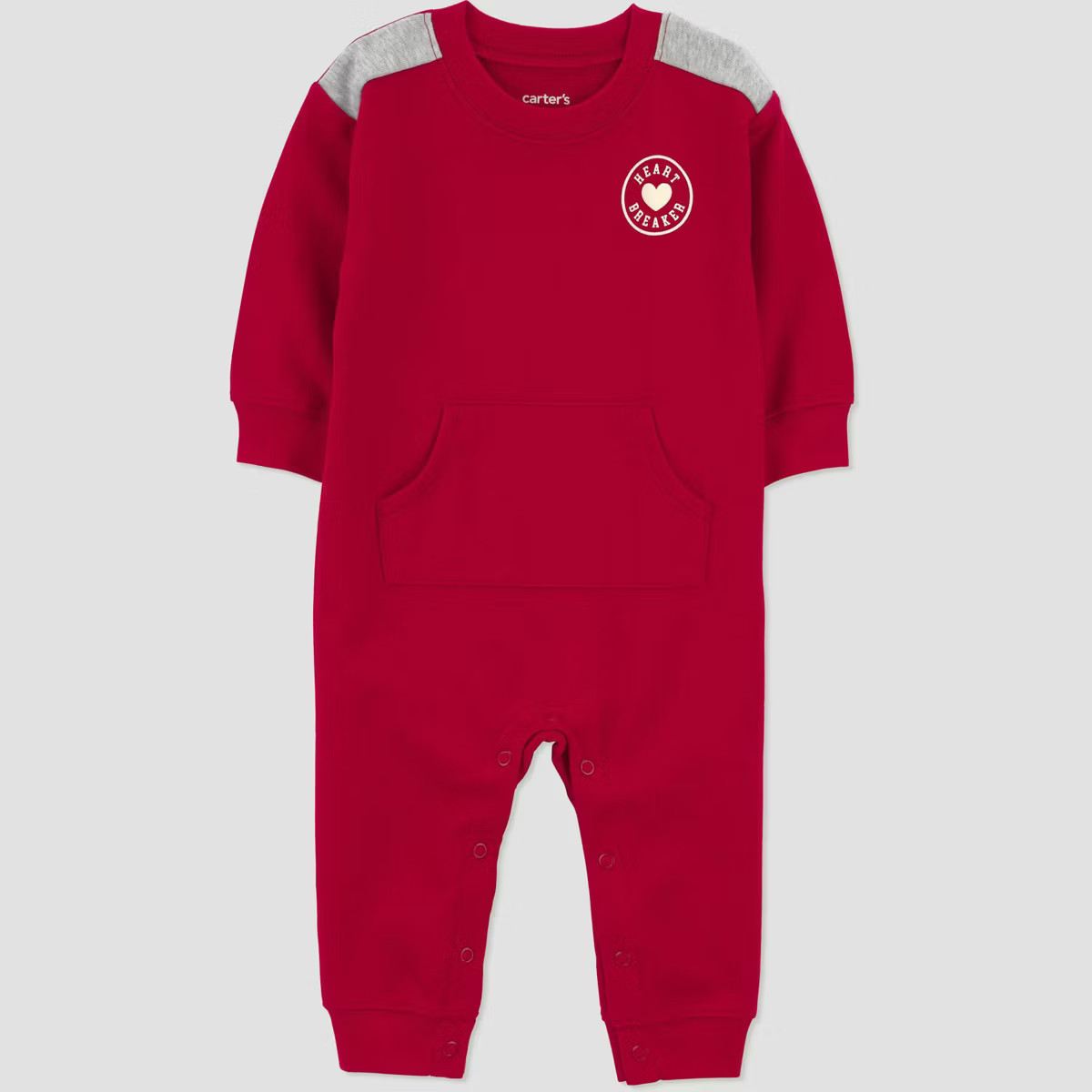Carter's Just One You® Baby Boys' Heartbreaker Fleece Romper - Red | Target