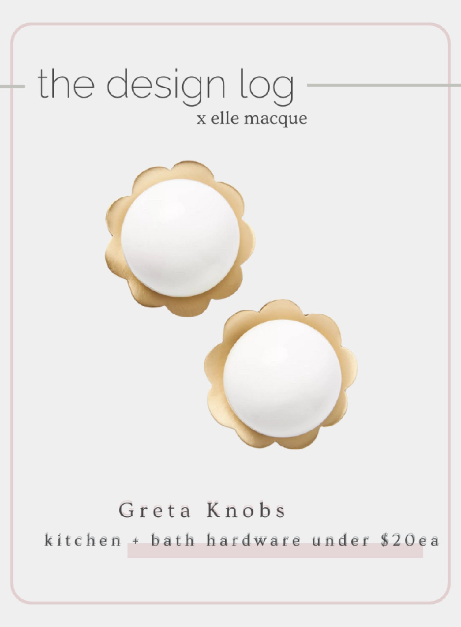 Affordable Hardware
#thedesignlog
#thedesignloghome

Designer Style Hardware Under $20


Follow my shop @thedesignlog on the @shop.LTK app to shop this post and get my exclusive app-only content!

#liketkit #LTKFindsUnder50 #LTKHome
@shop.ltk
https://liketk.it/5656u