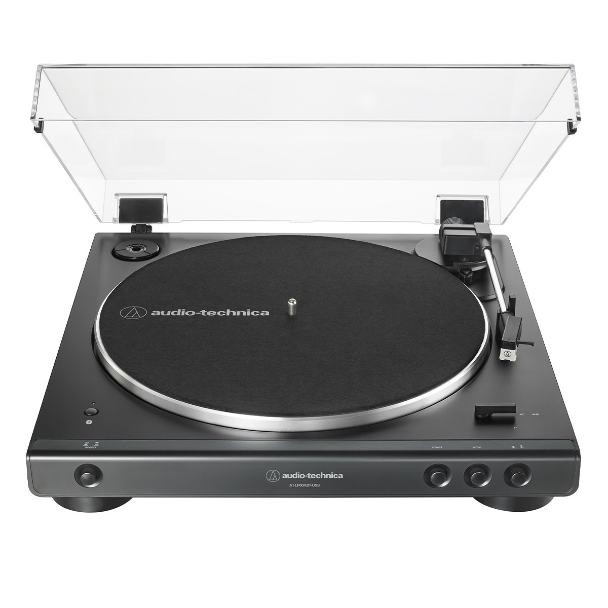 Audio Technica Audio-Technica At-LP60XBT-usb Fully Automatic Belt-Drive Turntable with Bluetooth (Wireless, Usb & Analog) - Black | Macy's