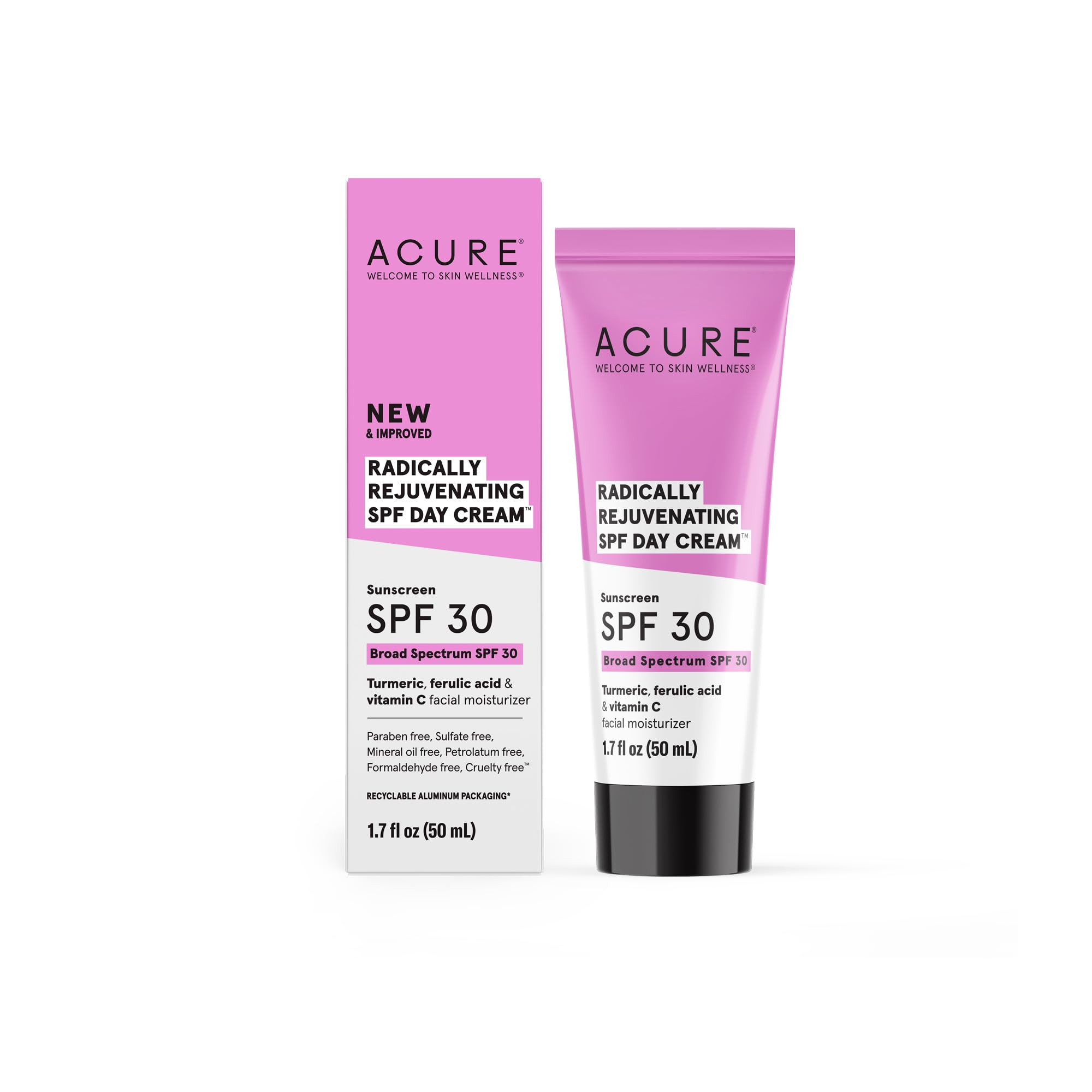 ACURE Radically Rejuvenating Day Cream SPF 30, 1.7 FZ | Amazon (US)