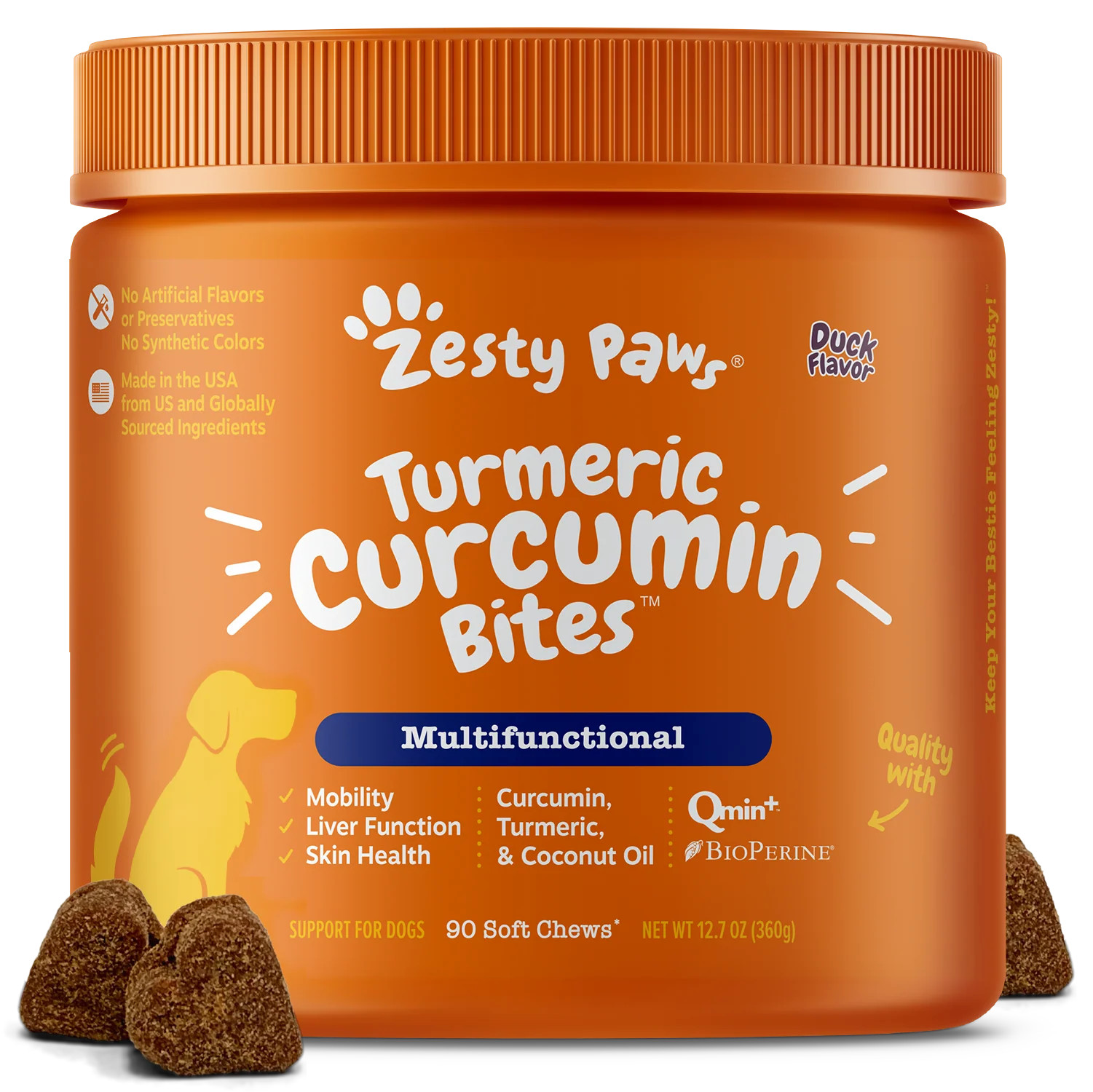 Turmeric Curcumin Bites™ for Dogs | Zesty Paws