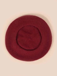 HomeApparel AccessoriesWomen AccessoriesHats & GlovesHatsSimple Solid Beret | SHEIN