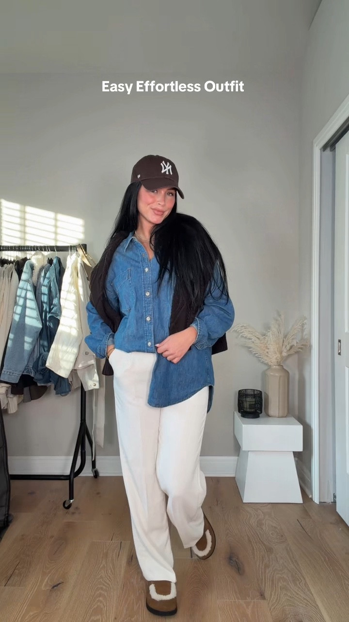 These pieces are so easy to mix and match in so many different ways. I love layering and dressing down trousers like this for an everyday look ✨

@Aritzia 

#LTKU #LTKootd #LTKgrwm