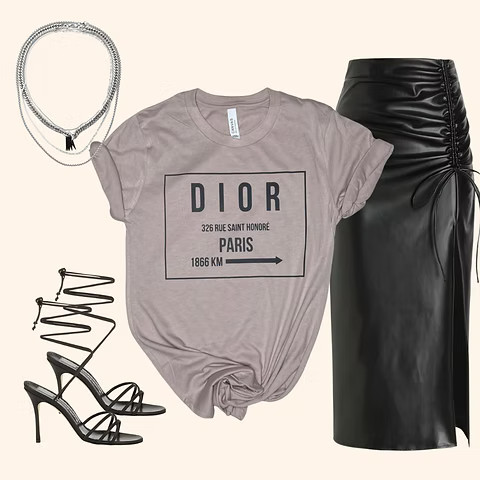 Take me to see Paris Graphic Tee (Vintage Feel) | Sassy Queen