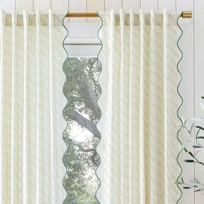 RHODE Batik Scallop Edge Curtain (Set of 2) | West Elm (US)