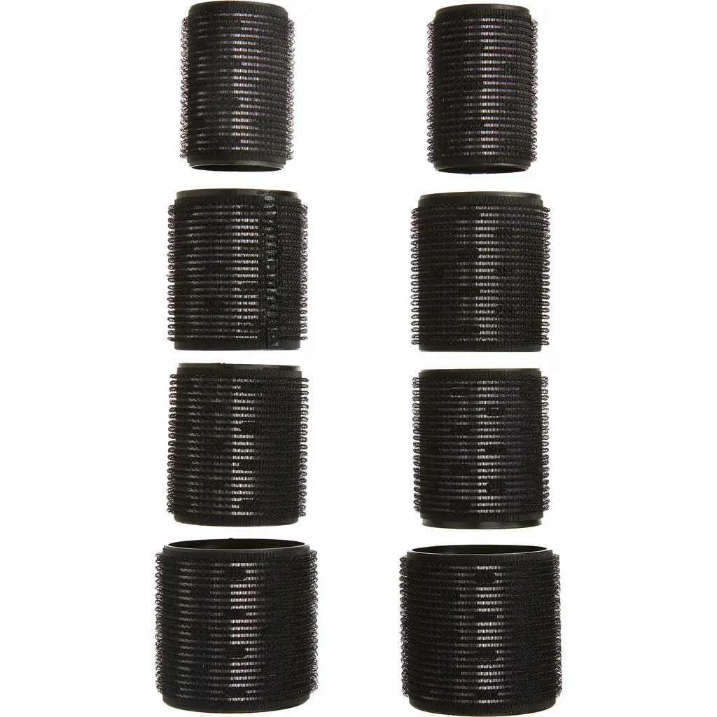 Kitsch Assorted 8-Pack Ceramic Thermal Hair Rollers in Black at Nordstrom | Nordstrom