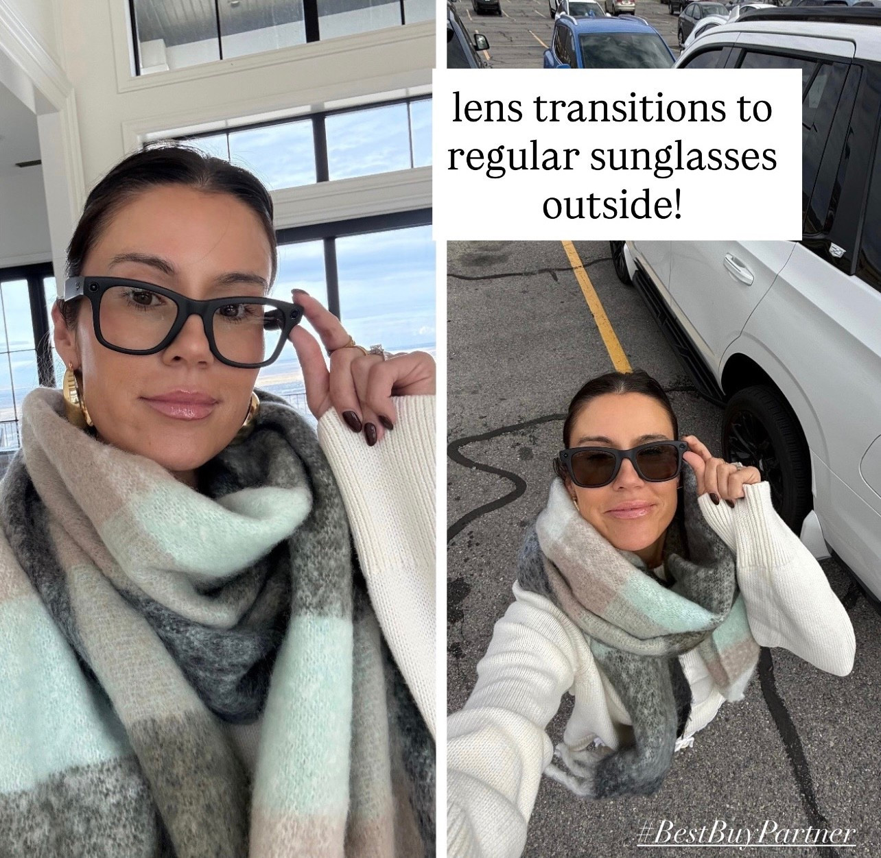 #bestbuypartner Both Cody and I love these Ray Ban Meta glasses from @bestbuy - so cool how they transition to sunglasses in the sunlight! These would make a great holiday gift! Shop the top gifts from Best Buy.

#LTKHoliday #LTKGiftGuide #LTKMens