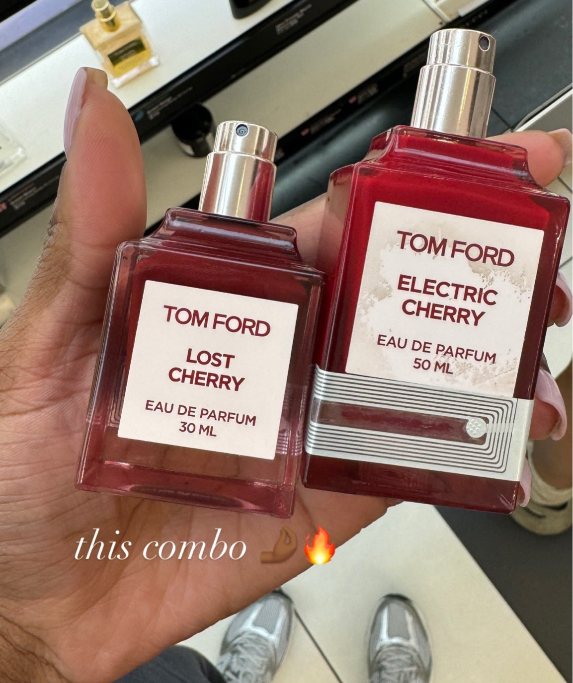 Favorite cherry 🍒 combo 🤌🏾