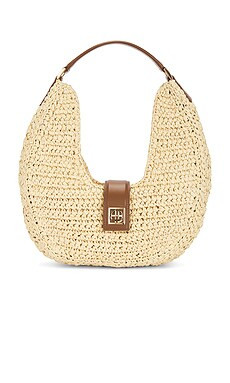 ANINE BING Lou Monogram Bag in Natural & Cognac from Revolve.com | Revolve Clothing (Global)