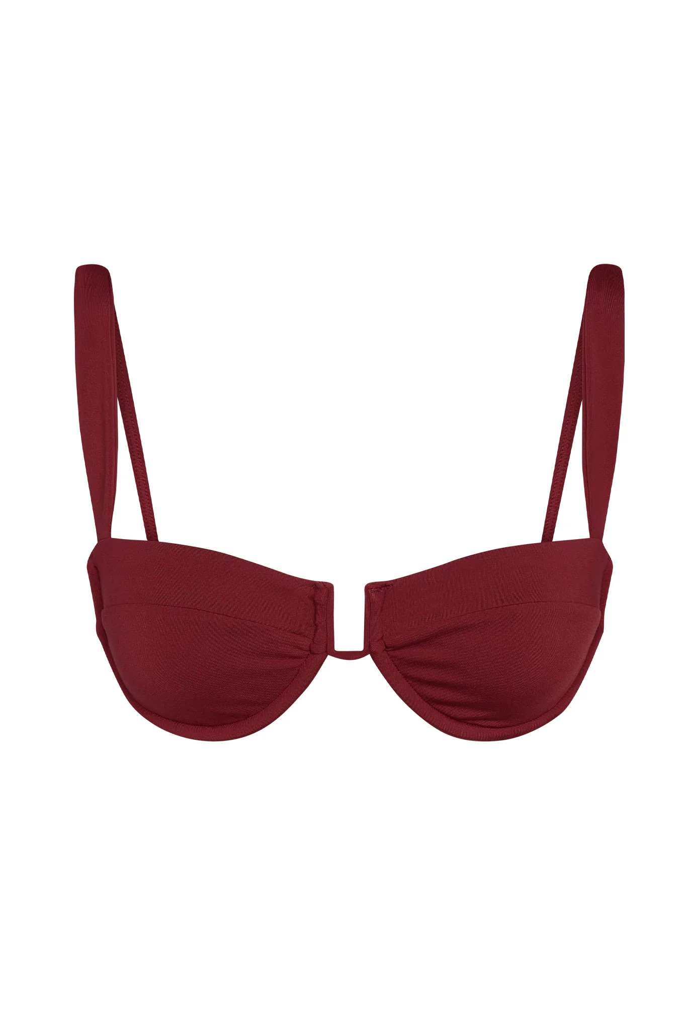 Cala Roja Top - Burgundy | Monday Swimwear