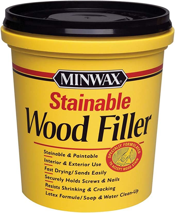 Minwax 42853000 Stainable Wood Filler, 16-Ounce | Amazon (US)