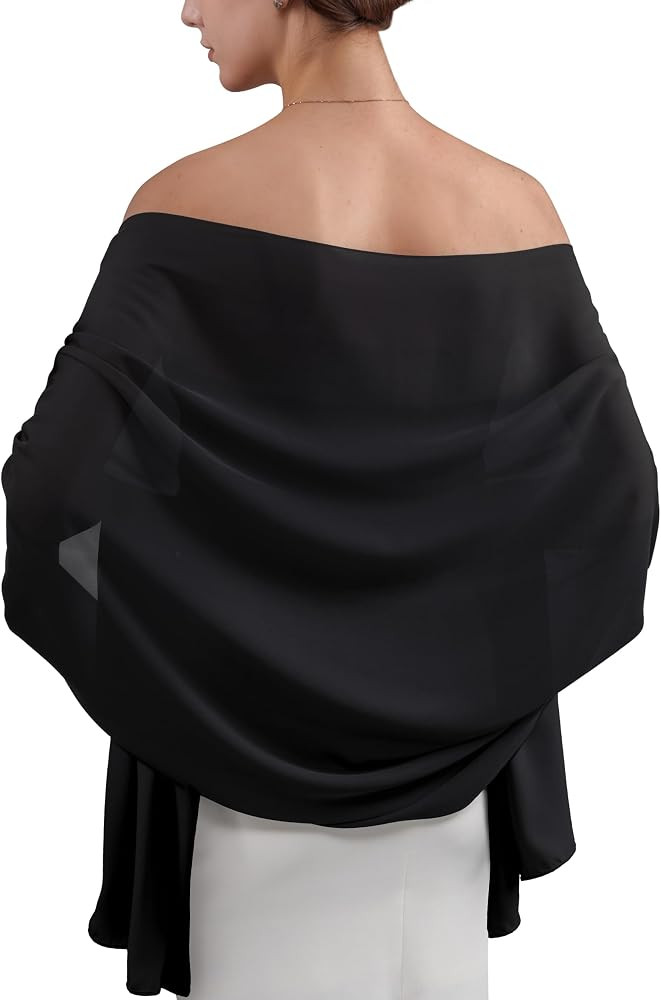 Sofier Shawls and Wraps for Women Evening Dresses Soft Sheer Chiffon Scarf Wedding Party Bridesma... | Amazon (US)