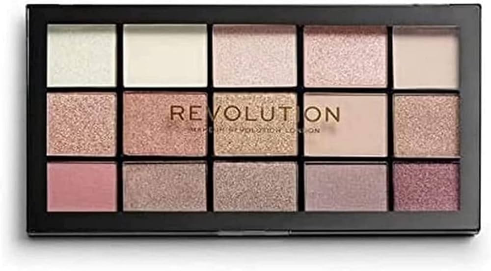 Revolution, Reloaded Eyeshadow Palette, Highly Pigmented, Matte & Shimmer Finishes, 15 Shades, Ic... | Amazon (US)
