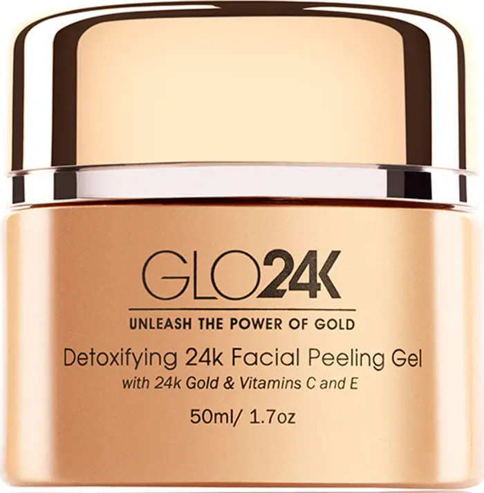 GLO24K UNLEASH THE POWER OF GOLD Detoxifying 24k Facial Peeling Gel | Nordstrom | Nordstrom
