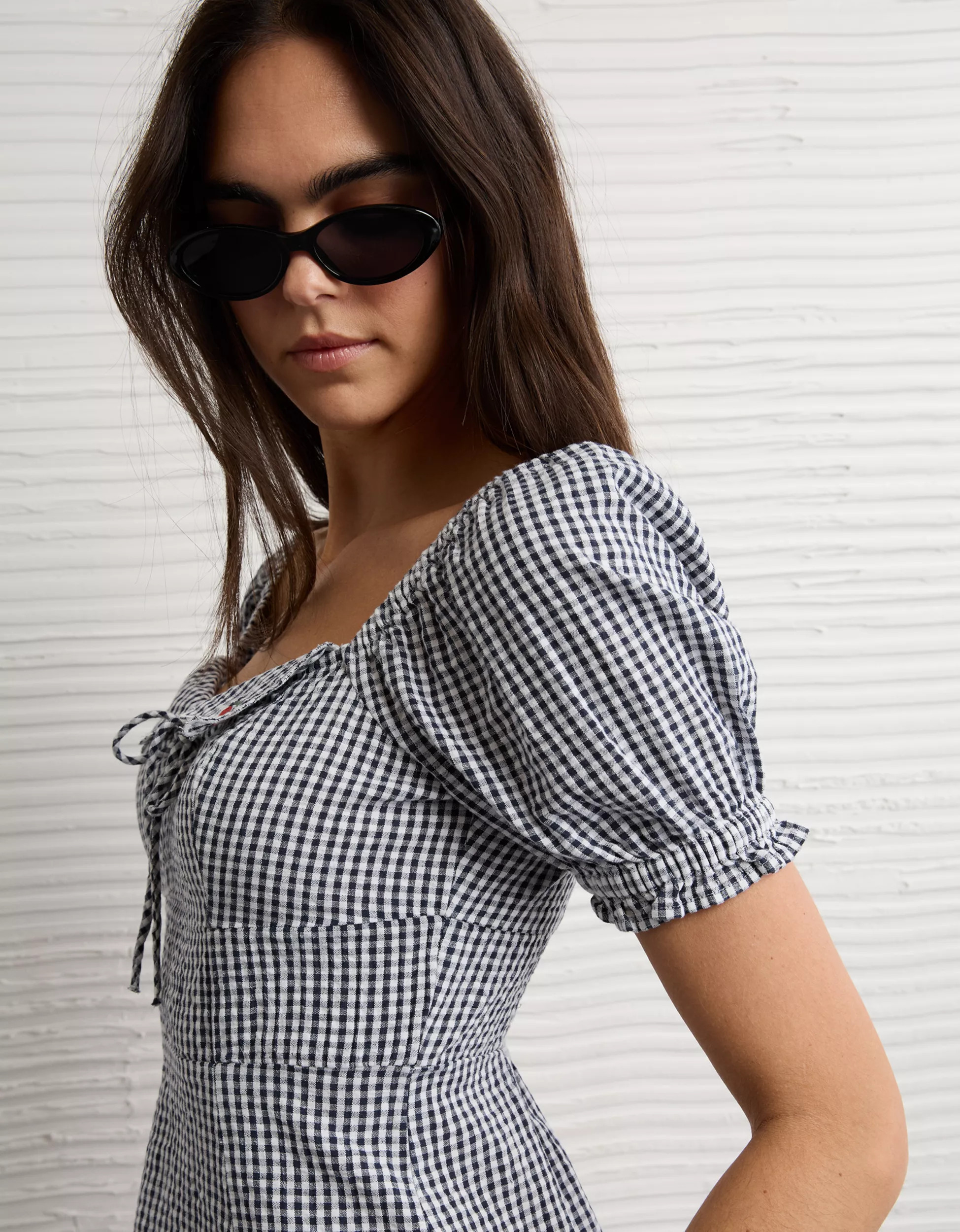 AE Puff Sleeve Mini Dress | American Eagle Outfitters (US & CA)