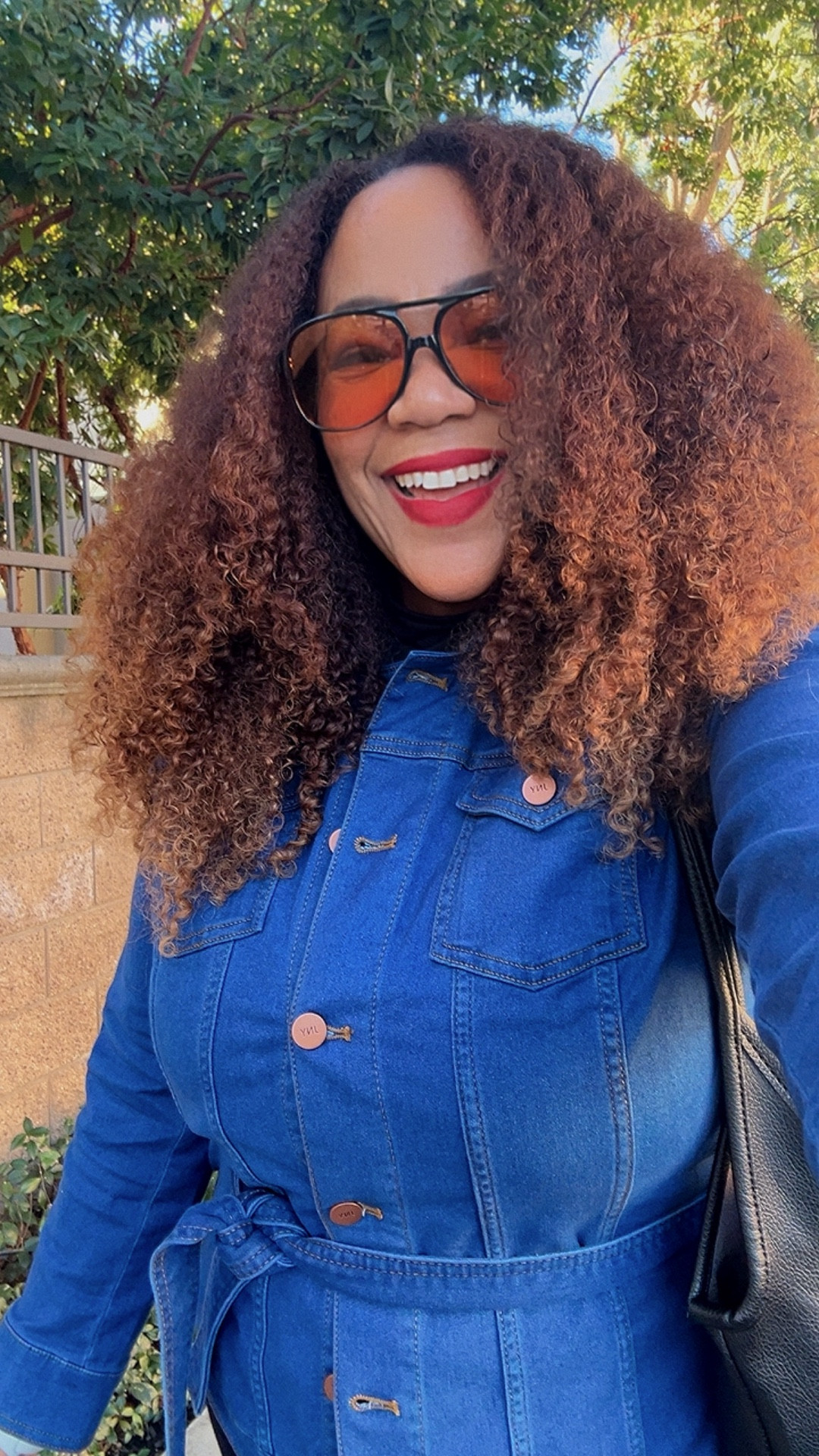 This belted denim jacket! Loving the style and fit. I got a large and it is perfect! 🫶🏾

#LTKOver40 #LTKMidsize