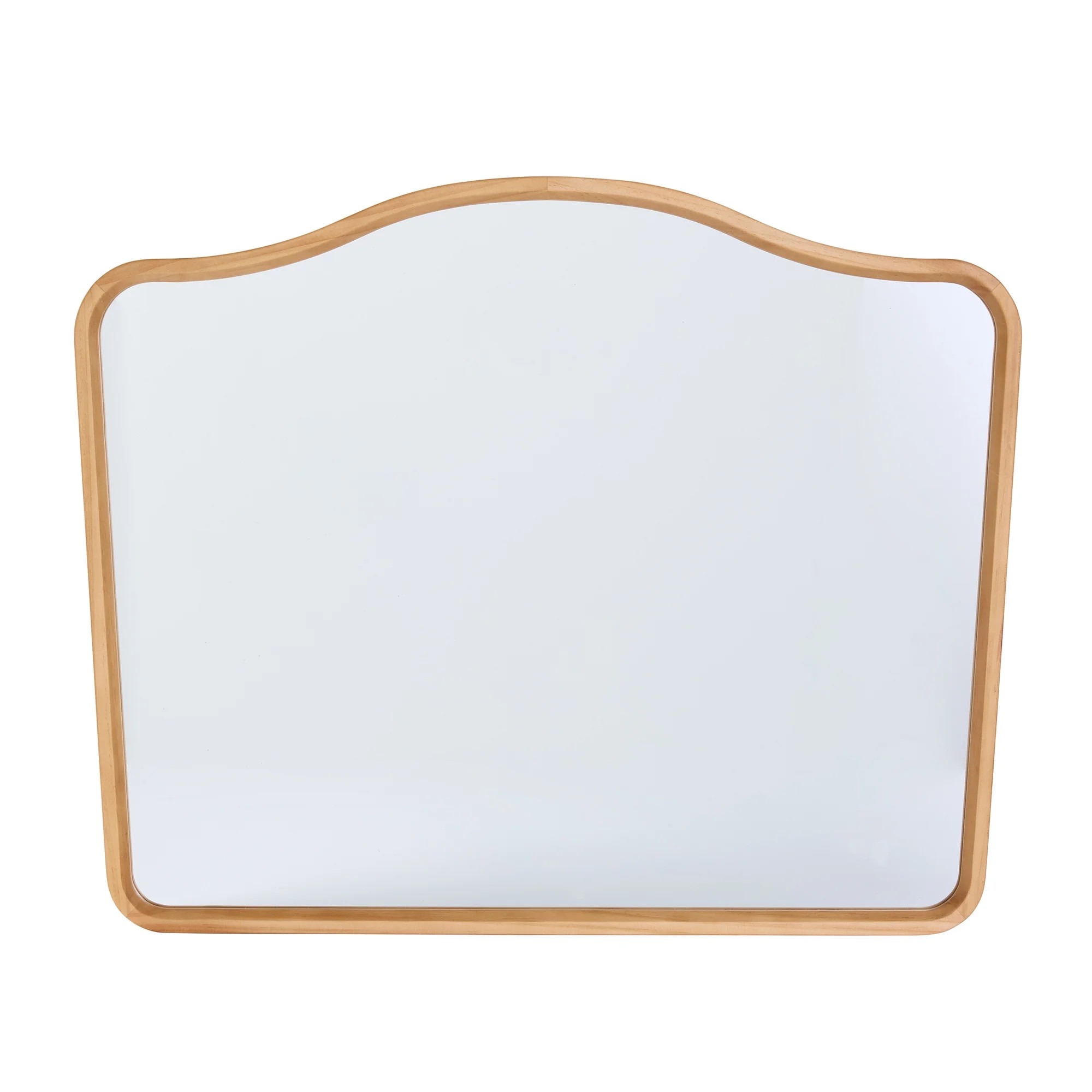 Better Homes & Gardens French Heritage 29x24 Natural Large Wall Mirror for Living Room | Walmart (US)