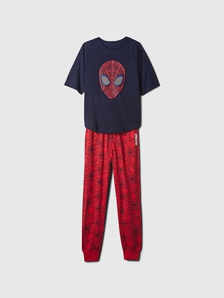 GapKids &amp;#124 Marvel Recycled Spider-Man PJ Jogger Set | Gap (US)